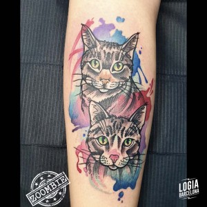 tatuaje_brazo_gatos_logiabarcelona_juanma_zoombie